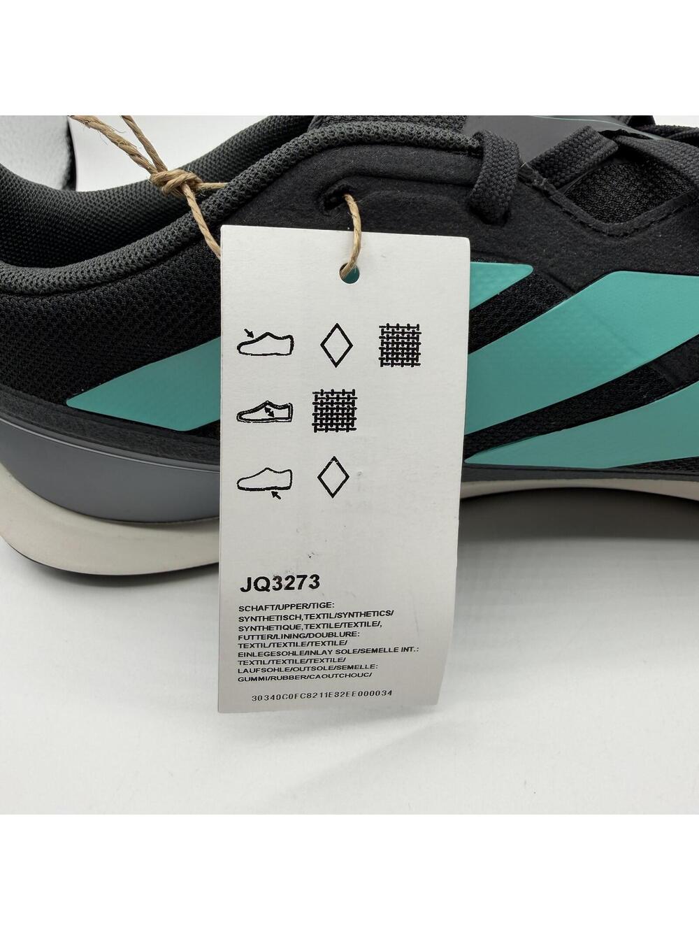 Mercedes AMG PETRONAS F1 Team × adidas Feroza Base Black JQ3273 Men's Size 10.5 - Picture 9 of 13